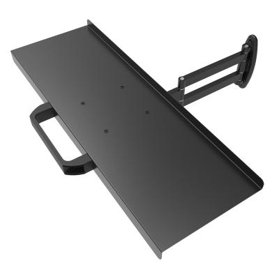 China Metal Metal Rotate Keyboard Stand Bracket For Desktop Computer Keyboard Standing Adjustable Keyboard Stand for sale