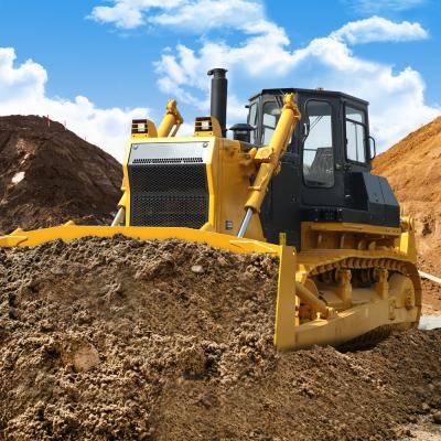 China High Strength Mini Crawler Bulldozer Machines 100HP Width EPA Engine for sale