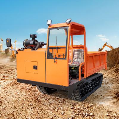 China 5ton Small Tracked Dump Truck Hydraulic Mini Dumper Easy Maneuverability for sale