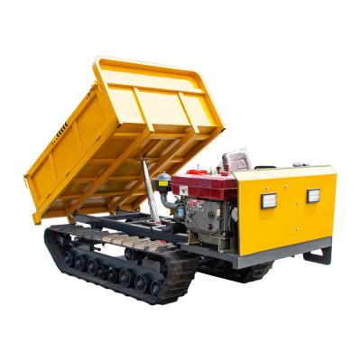 China Diesel Engine Mini Crawler Dumper 3 Tonne 2.5km/H Speed Versatile for sale