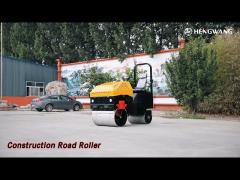 Small Construction Road Roller 16hp 2000kg Flexible Steering Anti Rust