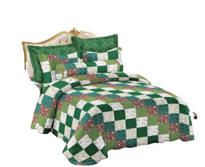 China Modern hot selling patchwork printed quilts bedspreads wholesale for sale