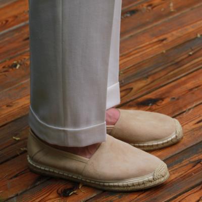 China The Other Flat Lady Loafers The Shoes Men's Women's Espadrilles Alpargatas Sheepskin Fisherman Espadrilles for sale