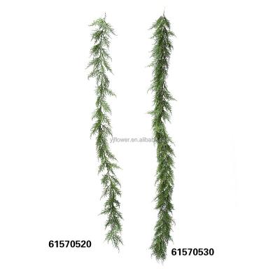 China High Simulation YJ 6ft artificial ivy privacy fence screen  wholesale artificial vines Pine cypress window decoration green plants for sale