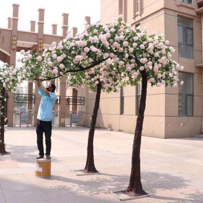 China High Simulation YJ 1.8 m pink hot selling artificial cherry blossom tree customize white  artificial christmas tree on sale for sale