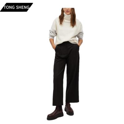 China Anti-pilling Tong Sheng Turtle Neck Girls knit plus size 100% luxury cashmere women sweater pure cashmere ladies sweater for sale