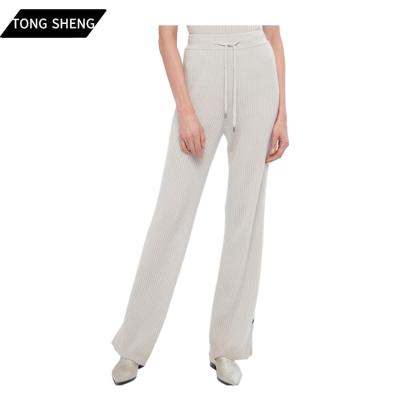 China Anti-pilling Tong Sheng Wide Leg Streetwear Lace Up Harem Winter Pants For Women Flare Plus Size Lady Girls' Pants for sale