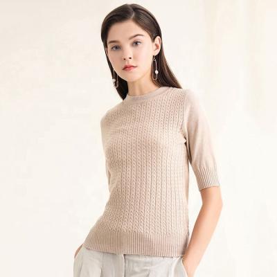 China China manufacturer 3/4 sleeve sweaters wool mohair anti-pilling pullover knit sweater for sale