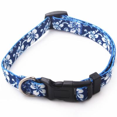 China Manufacturer Wholesale Free Sample DETACHED sublimation adjustable dog collar with custom logo for sale