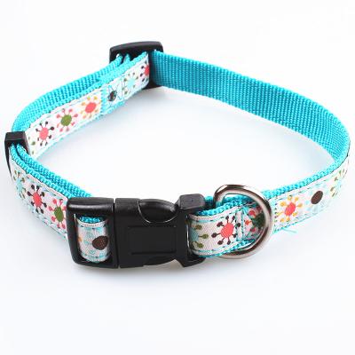 China Wholesale Colorful Nylon DETACHED Nylon Tactical Training Dog Collar With Safety Buckle for sale