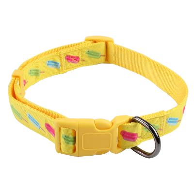 China Sustainable Pet Products Nylon Logo Printed Personalized Dog Southwest Comfy Collars For Poodle OEM Service for sale