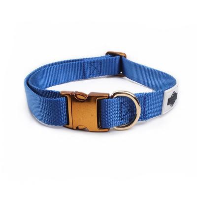 China Viable Manufacturer Personalized Brass Cat Collar Hardware Breakaway Buckle Pet Collar Dog For Fashionable Dogs Dog Traffic Driving for sale