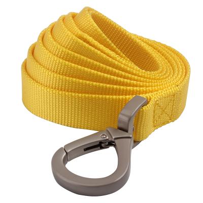 China Durable Solid Color Doggie Pet Nylon Leash With Special Dog Buckle for sale