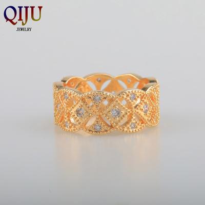 China FASHIONABLE eElegant Ladies Office Wedding Copper Jewelry Ring For Women Lady Gift for sale