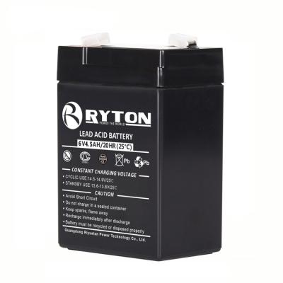 China RYTON toys POWER 6v 4.5ah lead acid battery for mini UPS for sale