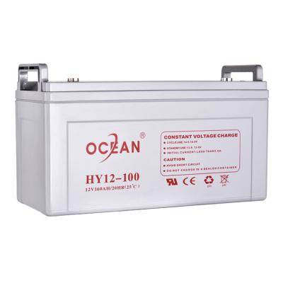 China Household solar rechargeable appliances battery 12v 100ah 150ah solar battery+batteries for AC inverters for sale