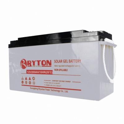 China Home Appliances Lead Acid Battery AGM 12v 200ah Solar Battery VRLA Energy Storage Battery for sale