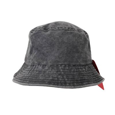 China Picture Distressed Bucket Hat Fish Wholesale Empty Hat Embroidery 1pc Custom Bucket Hats for sale