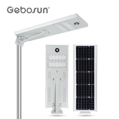 China With mono solar panel in high work efficiency > 21% GEBOSUN 10w Gebosun All One High Power Ip67 80w Garden Led 150w 60w 120w 120w. 20w Ip65 Lumen Solar Road Street Light for sale