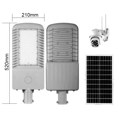 China ROAD Gebosun All Latest Lightweight Led Cctv ABS Model 150lm/w Outdoor COB Wifi 4g And Solar Sensor Street Lights With Camera for sale