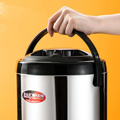 China Commercial Large Capacity Stainless Steel Milk Tea Bucket Insulation Bucket PORTABLE Electric Heater Milk Tea Heater for sale