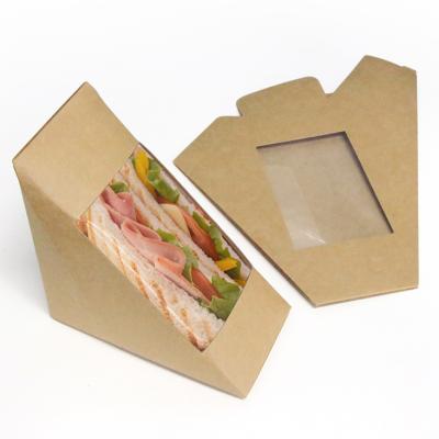 China Recycled Materials Window Plastic Transparent Sandwich Cardboard Paper Custom Packaging Box With Logo for sale