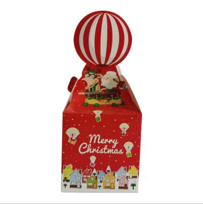 China New Christmas Apple Packaging Box Christmas Eve Cartoon Creative Gift Box Recyclable Christmas Gift Packaging Box for sale