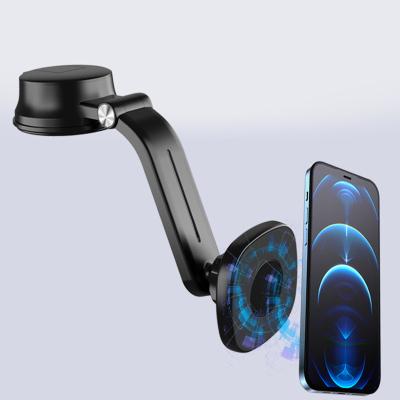 China Newest 360 Degree Rotation Adjustable Car Dash Mount Mobile Phone Cup Suction Magnetic Holder for sale