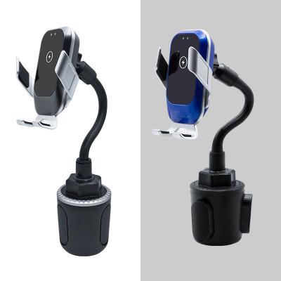 China Mobile Phone Holder Car Charger Automatic Fixing Wireless Charging Stand for sale