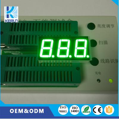 Chine Affichage à LED pur de segment du chiffre sept du vert 3 0,56 pouces pour le tableau de bord à vendre