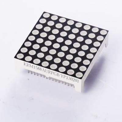 China 8x8 RGB LED Dot Matrix Display Board 38*38mm 3.7mm Diameter Indoor for sale