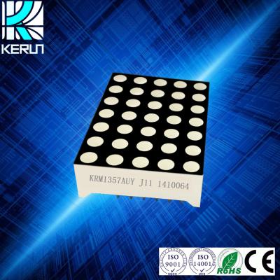 China 1.9mm Diameter 5x7 Dot Matrix Display White Color For Arrow Sign for sale