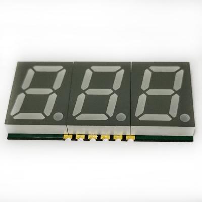 China 0.56 Inch 3 Digit SMD Blue 7 Segment Display Common Anode LED Digital Display for sale