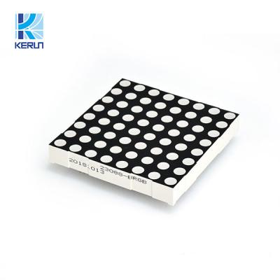 China 60*60mm P7.62 Round 8x8 dot matrix display 32 PIN 2.2V 20MA for sale