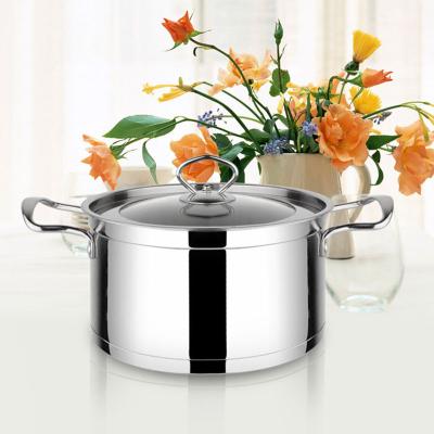 China New Fashions Kitchen Supplies Kitchenware Equipment Silver Hot Sustainable Heat Preservation Insu Stainless Steel Pots Thermal Cookware Sets for sale