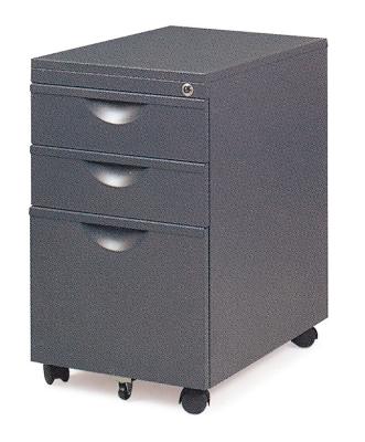 China Modern 3 Drawers Iron Straw Office Storage Furniture 3 Drawers Metal Filing Cabinet With Lock for sale