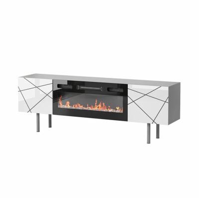 China Modern Indoor Electric Fireplace TV Console For TV Cabinets Up To 70