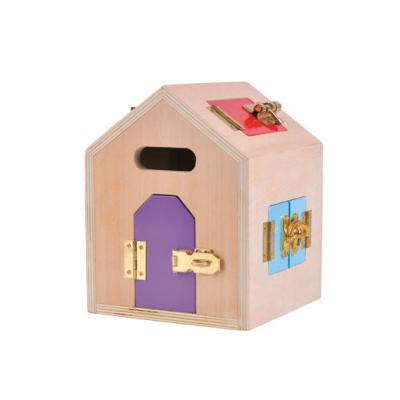 China Early educational intelligence development montessori toy for kids open locks for sale