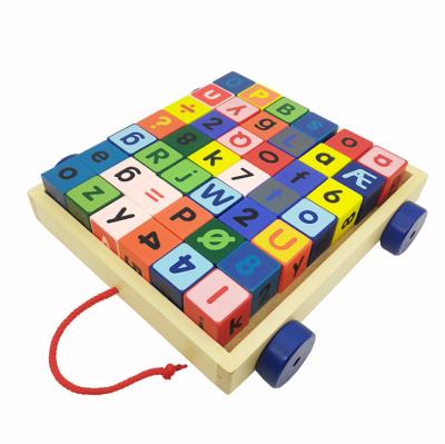 China Language Knowledge Wholesale Kids Alphabets Wooden Blocks For Language Knowledge,Kids Educational Toys for sale