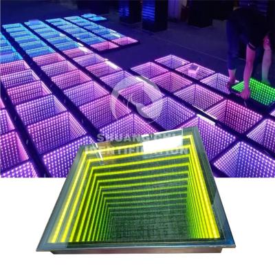 China Decorative Led Deck Light Underground Light top light magnetic pista de led party rental equipment led dance floor panels for sale for sale