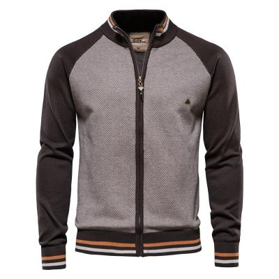 China High Quality Casual Men's Streetwear Sweater Zipper Breathable Cotton Fashion Brand Men's Winter Cardigan Jacket For Men's Sports Shirt for sale