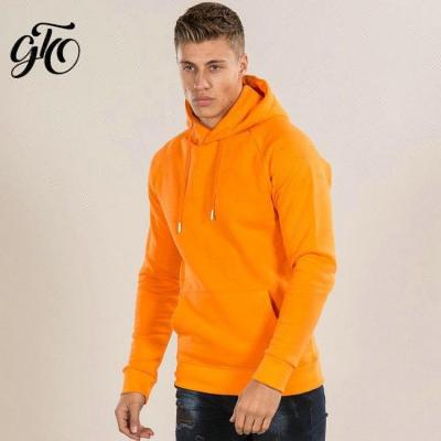 China New Arrival Orange Cotton Street Wear Custom Printing Anti-pilling Hoodie for sale