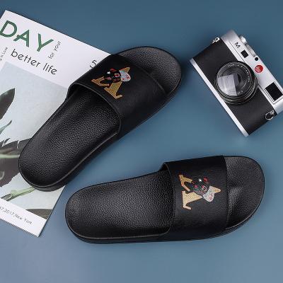 China Fashion Trend Black Chaussure Slippers Women Slides Sandal Slippers For Men Chinelo Lady Designer Slipper Sneaker Flat Sandals Custom Made for sale