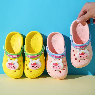 China Other Wholesale Custom Soft Cartoon Chokes Kids Beach Sandals Slippers Tamancos Zuecos Toddler Chokes Chokes and Mules for Kids for sale