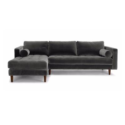 China Corner Sofa High Quality Comfortable Living Room Furniture Mid Century Corner Sofa for sale