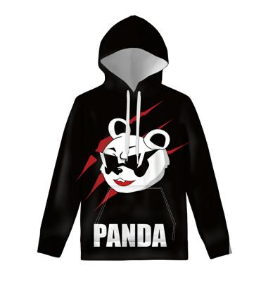 China Anti-Shrink Sweater Black Women's Hoodie Panda Printed Logo Custom Dalian Hoodie Super Women's Hoodie for sale