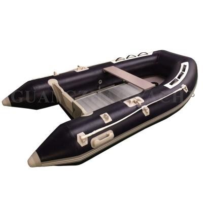 China Rowing 2.7m Cheap Paddle Boat 9ft Small Inflatable Pontoon Boat 270 On Sale for sale