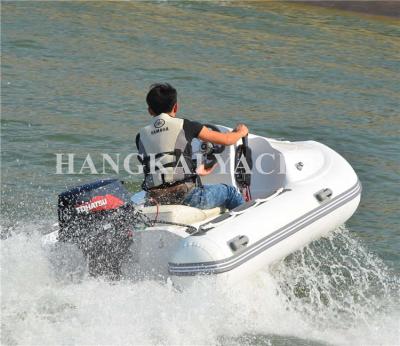 China Fiberglass Inflatable Hull Boat Sea Scooter Style Inflatable RIB BOAT for sale