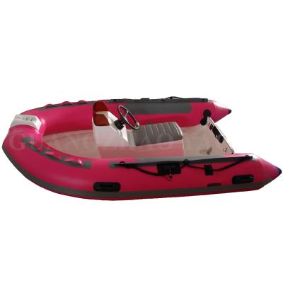 China Inflatable Boat 4capacity RIB 330 Rescue Gear Inflatable Boats With Outboard Motor For Sale for sale