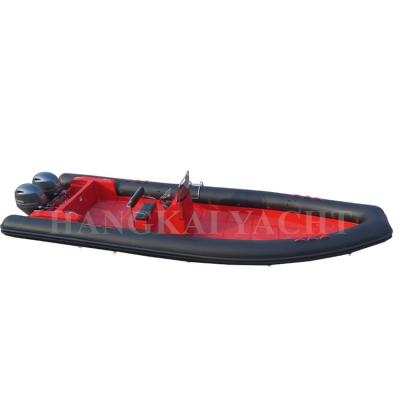 China Guided Open Floor RHIB Work Barge 29ft Rib 8.8m Fiberglass Boat RIB 880 for sale